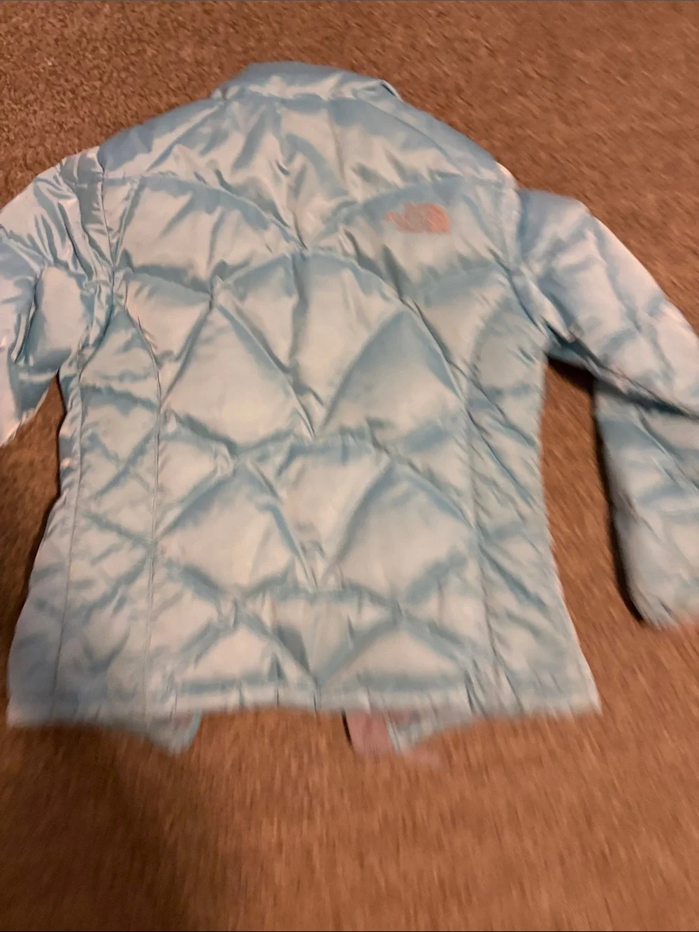 The North Face Kids Light Blue Puffer Jacket size medium